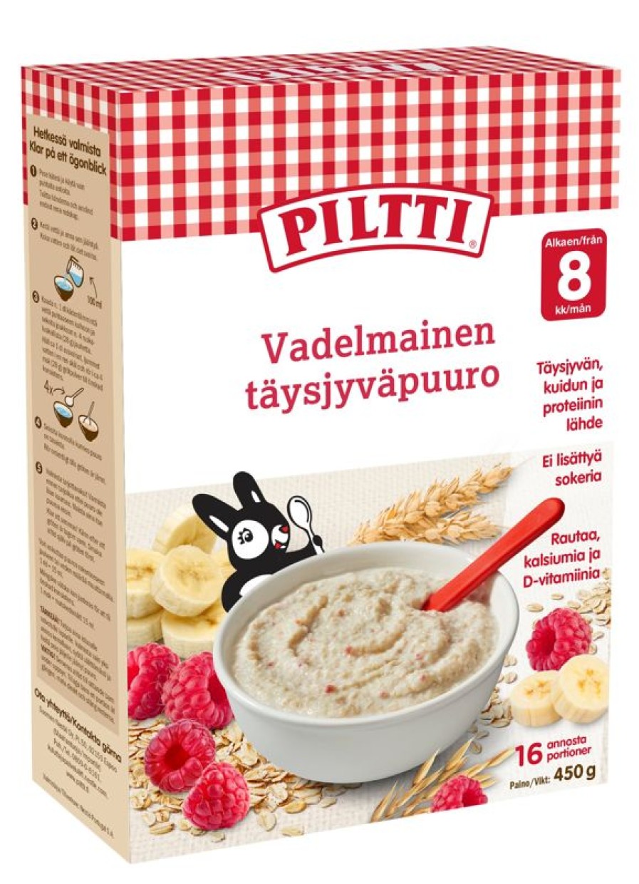 Lapsille Kespro | Piltti 450G Vadelmainen Taysjyvapuurojauhe 8Kk