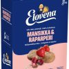 Leipomotuotteet Kespro | Elovena 10X30G Mansikka-Raparperi Taysjyva Valipalakeksi 100% Kauraa