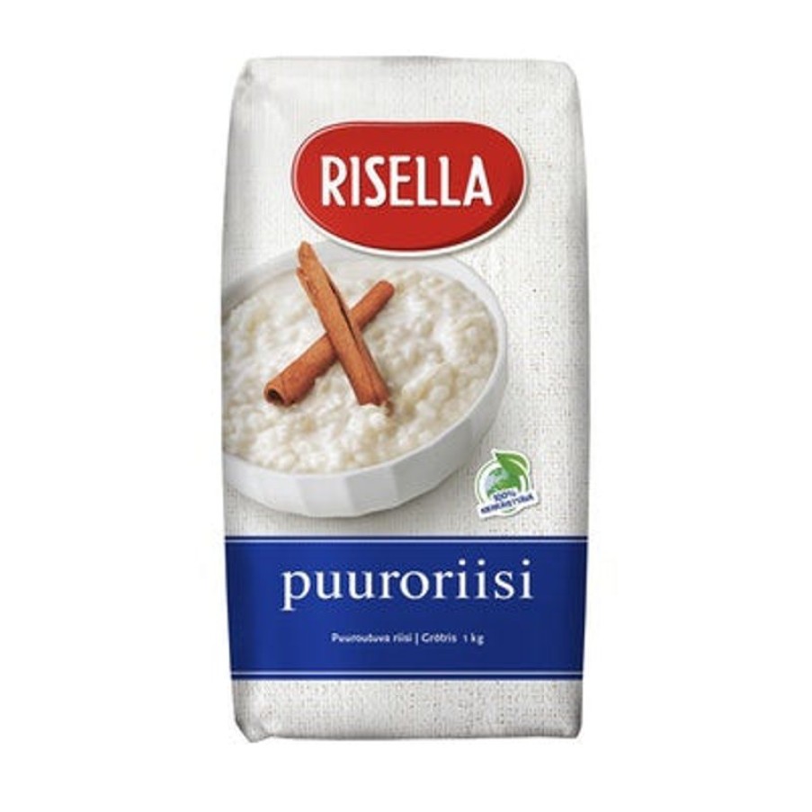 Elintarvikkeet Kespro | Risella Puuroriisi 1Kg