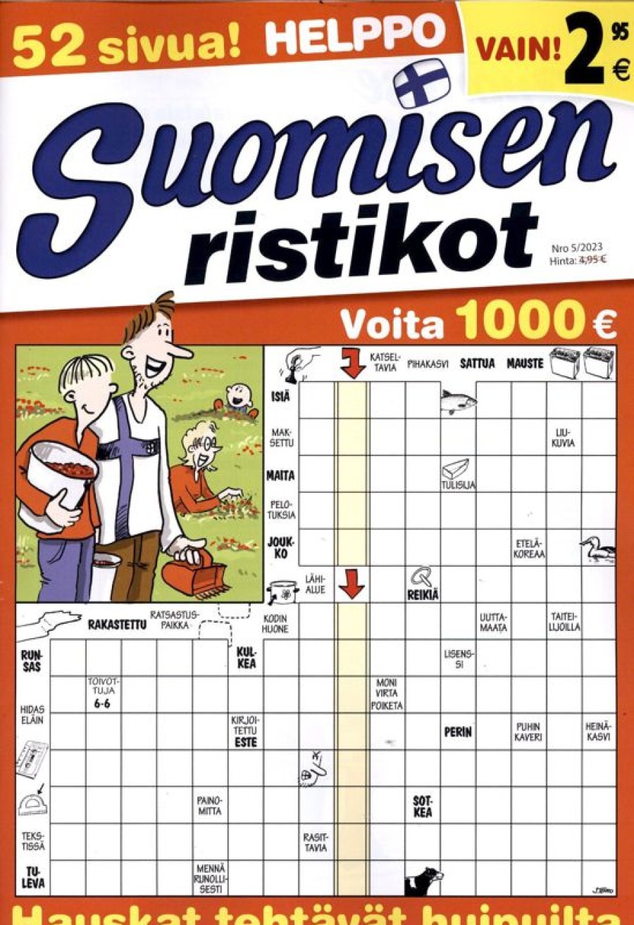 Koti Ja Vapaa&Aika Lehtipiste | Suomisen Ristikot - Uusin Numero