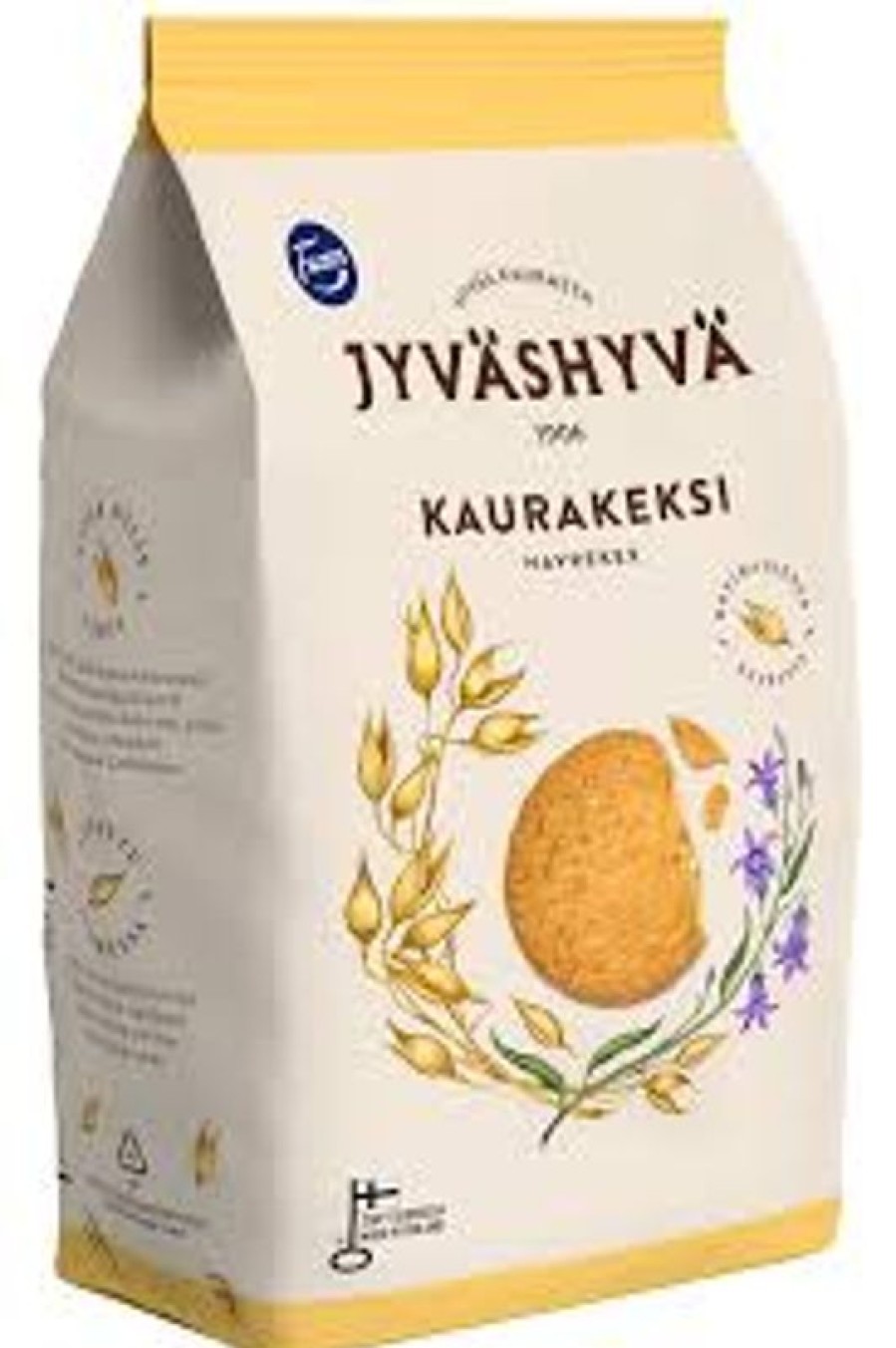 Leipomotuotteet Fazer Makeiset | Fazer Jyvashyva Kaurakeksi 100% Kauraa 350G