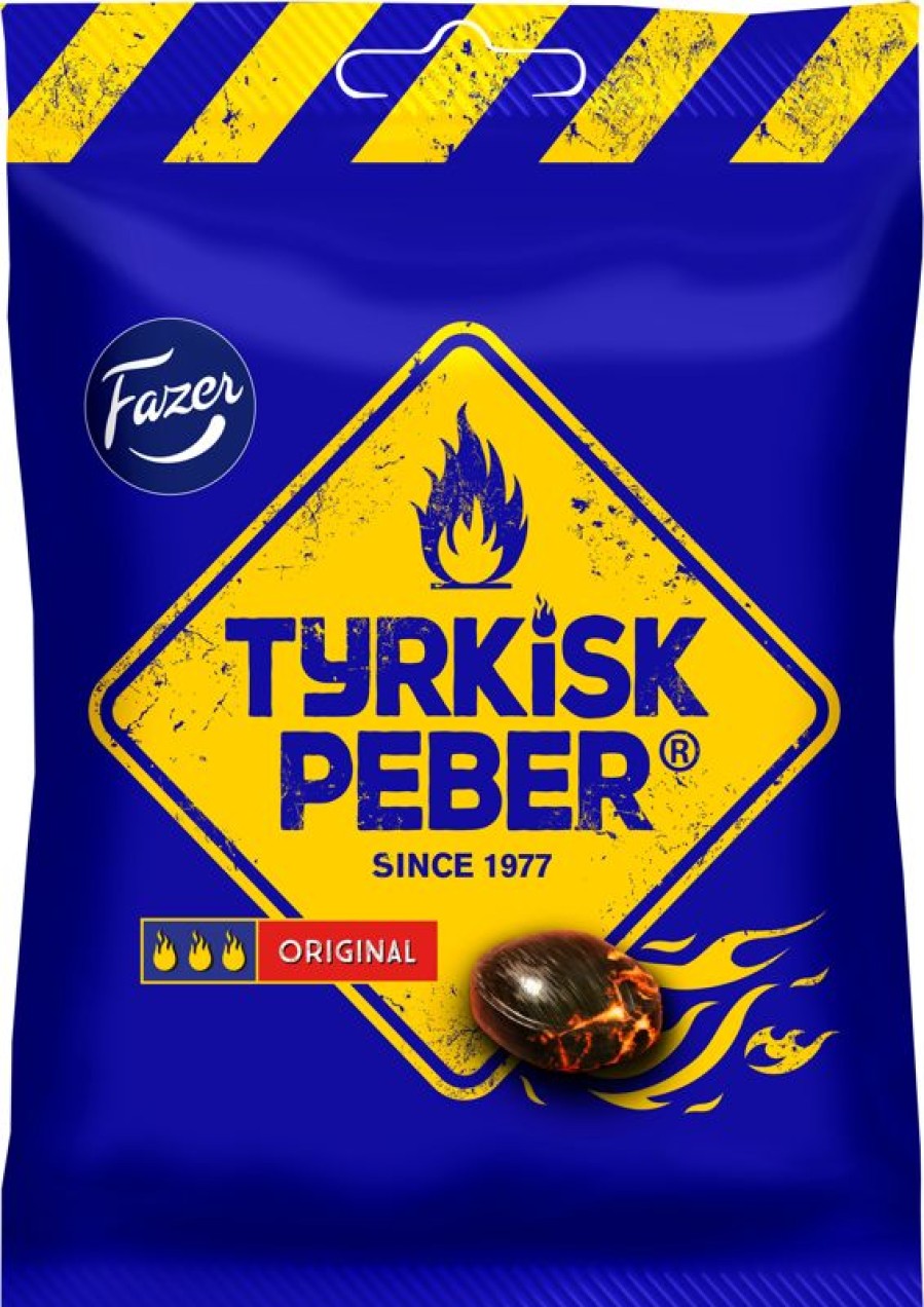 Elintarvikkeet Fazer Makeiset | Fazer Tyrkisk Peber Original Karkkipussi 150G