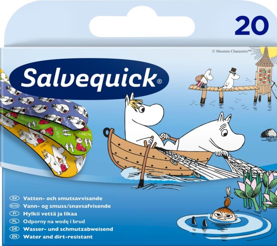 Lapsille Orkla | Salvequick - Muumilaastarit 20 Kpl