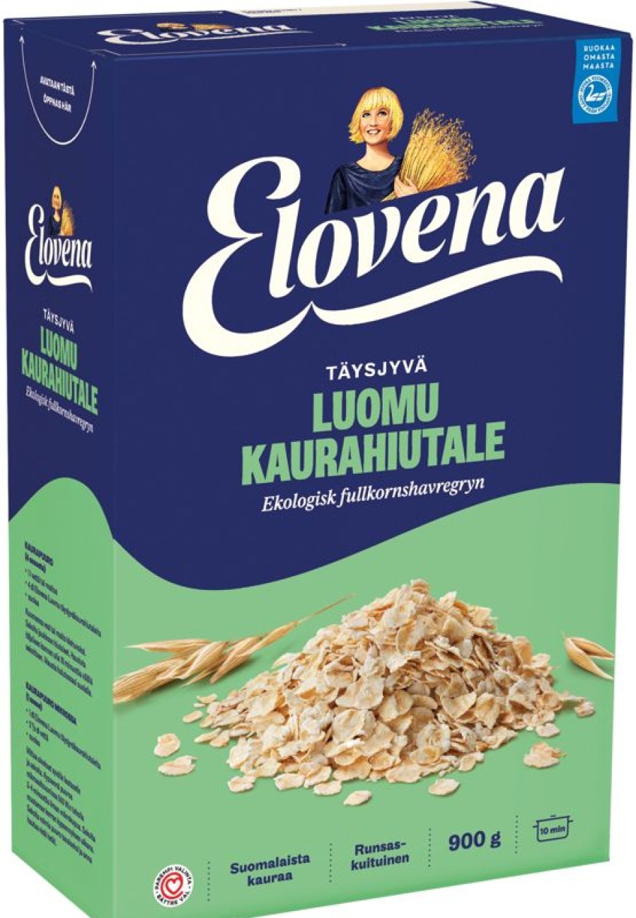 Elintarvikkeet Kespro | Elovena 900G Luomu Taysjyvakaurahiutale