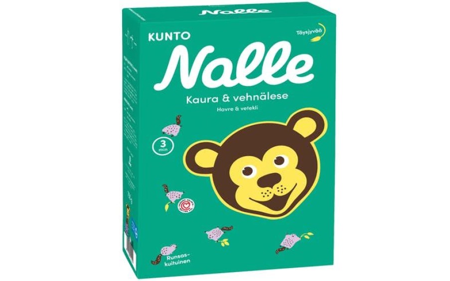 Elintarvikkeet Kespro | Nalle 750G Kuntokaura Taysjyvakaurahiutale Ja Vehnalese