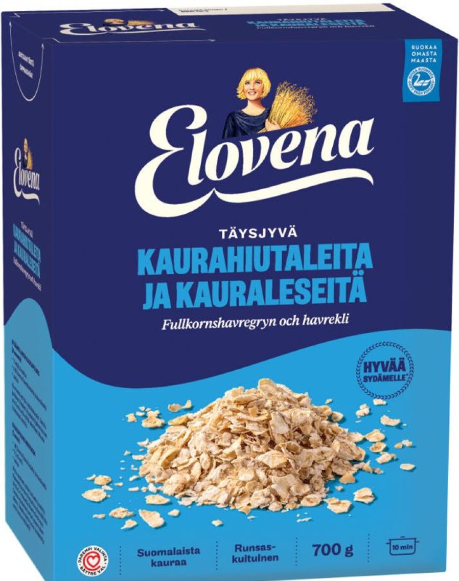 Elintarvikkeet Kespro | Elovena 700G Taysjyvakaurahiutaleita Ja Kauraleseita