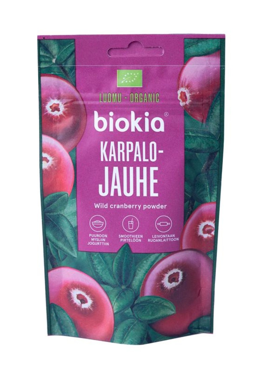 Elintarvikkeet Biokia | Biokia Luomu Karpalojauhe 30G