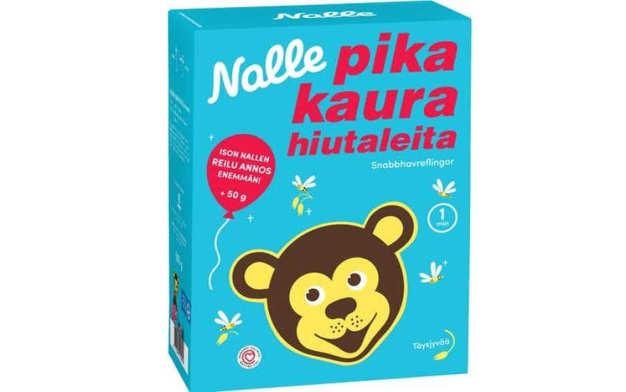 Elintarvikkeet Kespro | Nalle 500G Pikakaurahiutaleita