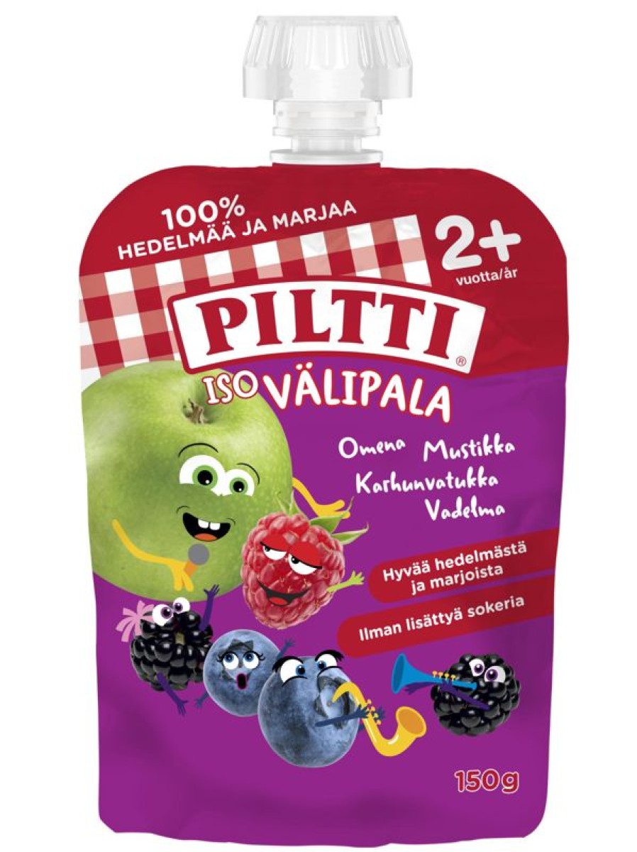 Lapsille Kespro | Piltti Iso Valipala 150G 2+ Vuotta Omena Mustikka Karhunvatukka Vadelm