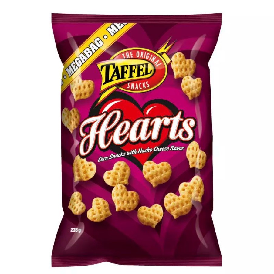 Elintarvikkeet Kespro | Taffel Hearts Maustettu Maissisnacks 235G