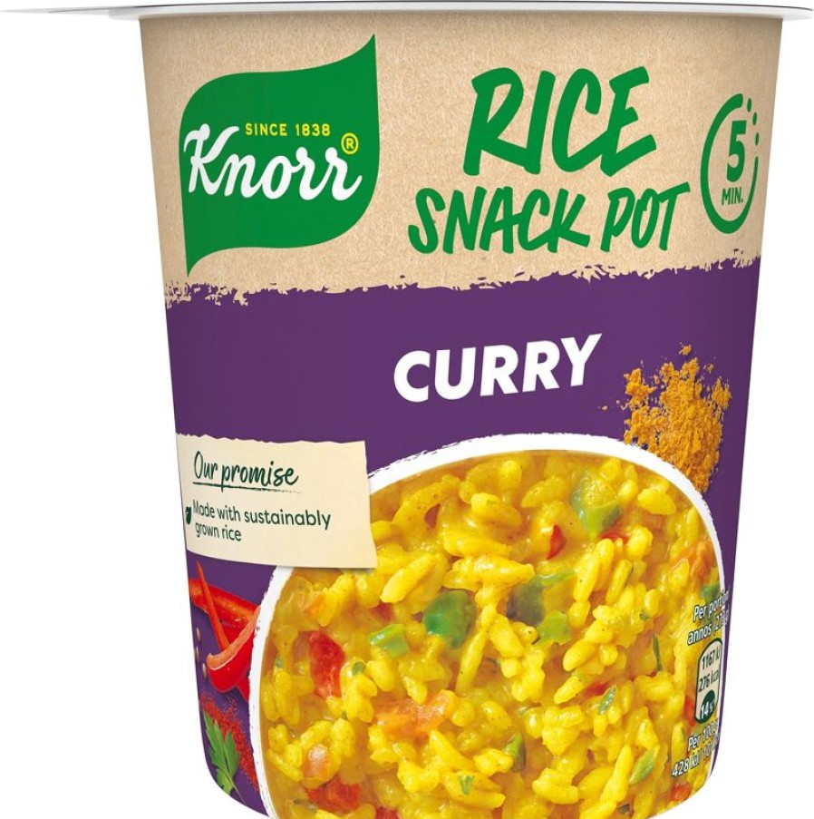 Elintarvikkeet Suomikauppa | Knorr Rice & Curry Snack Pot 73 G