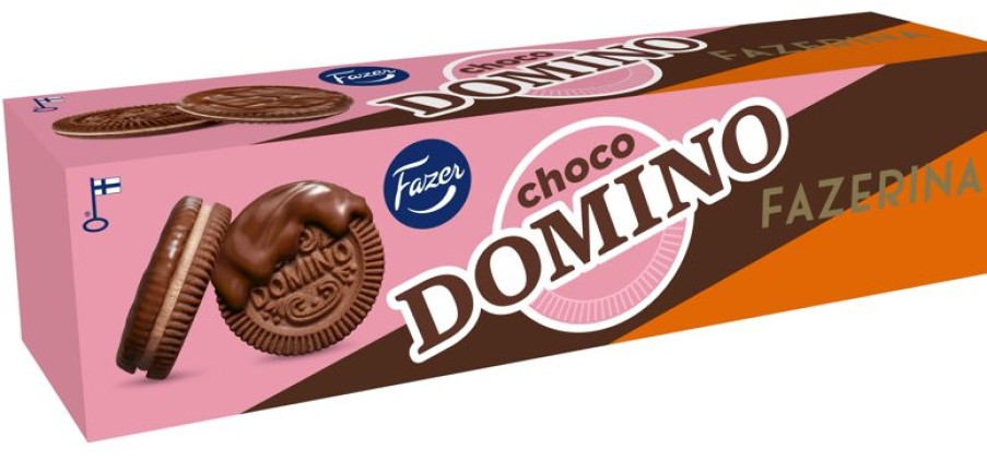 Leipomotuotteet Fazer Makeiset | Fazer Domino Choco Fazerina Keksi 180 G