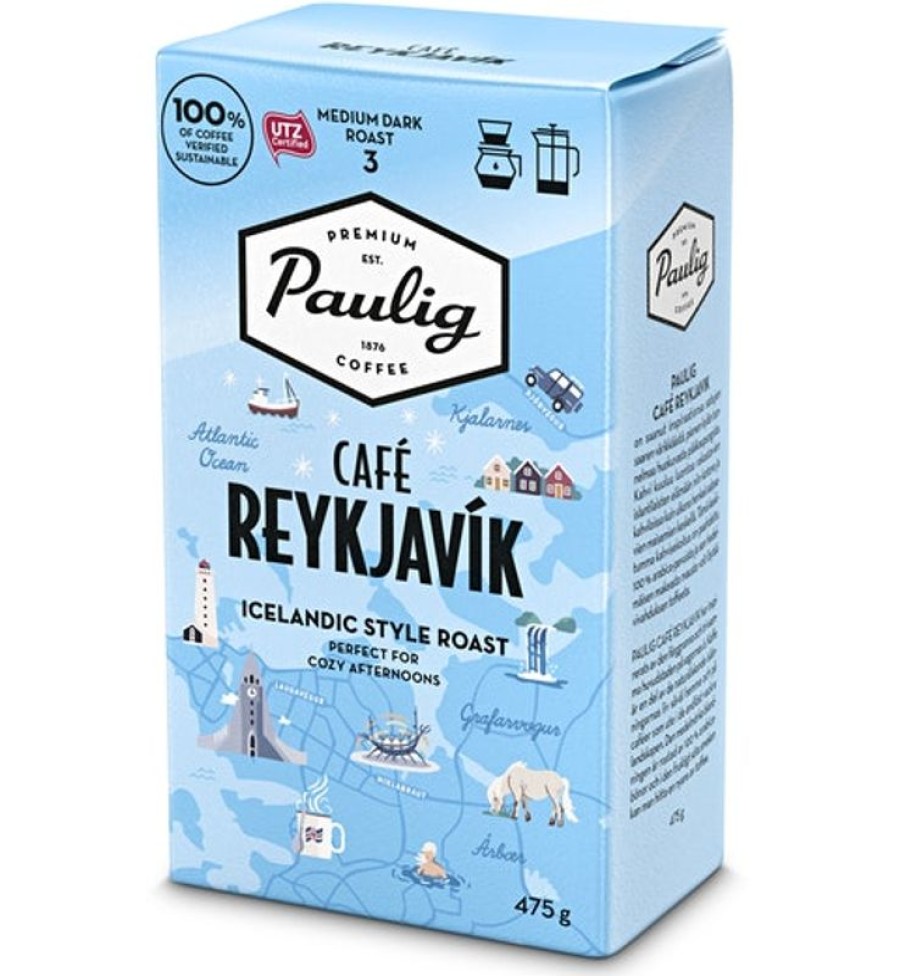 Elintarvikkeet Kespro | Paulig Cafe Reykjavik Kahvi Suodatinjauhatus 475G