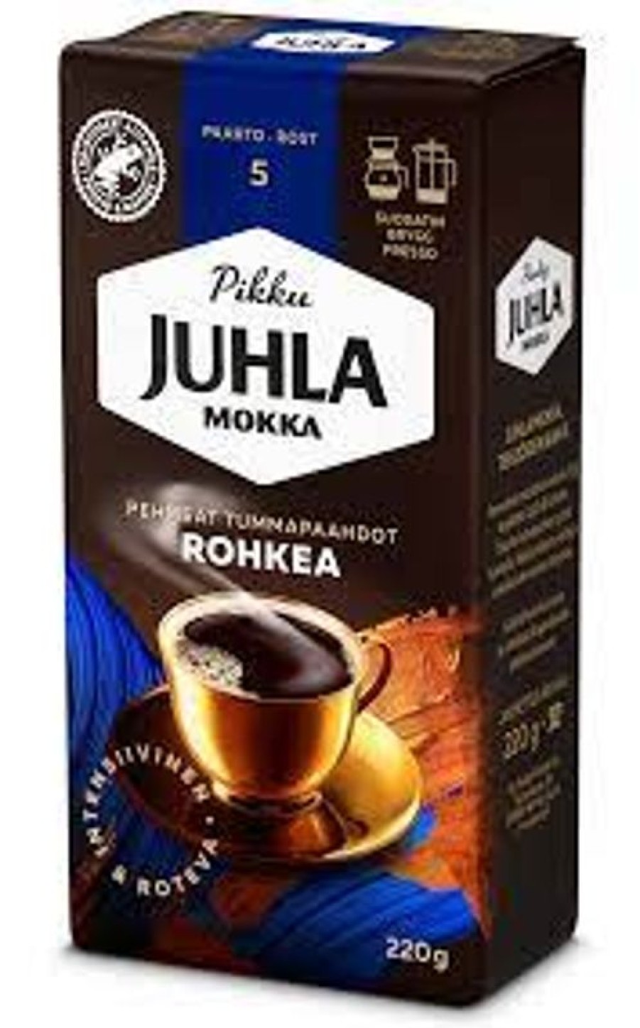 Elintarvikkeet Kespro | Paulig Juhla Mokka Rohkea Kahvi Suodatinjauhatus 220G