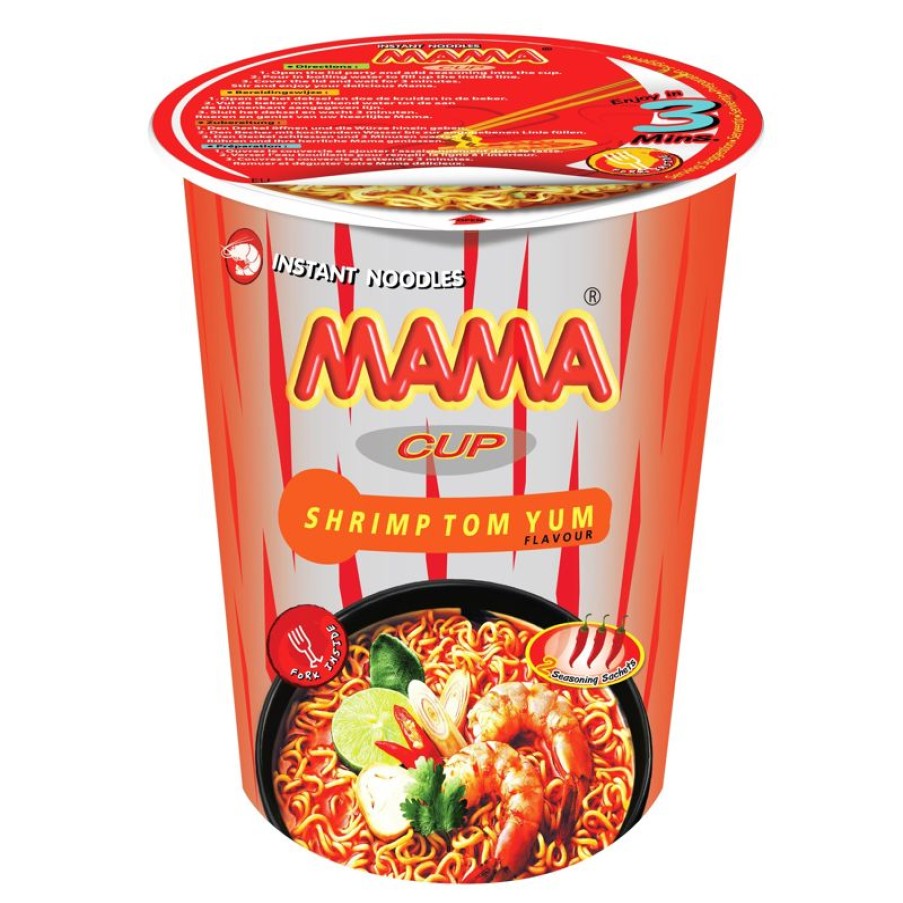 Elintarvikkeet Suomikauppa | Mama Itamainen Katkaravunmakuinen Tom Yum Kuppinuudeli 70G