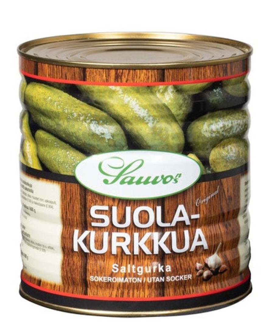 Elintarvikkeet Kespro | Sauvon 2,9/1,6 Kg Suolakurkkua