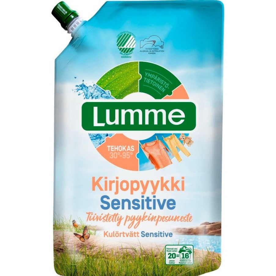 Koti Ja Vapaa&Aika Orkla | Lumme Kirjopyykki Sensitive Pyykinpesuneste 800Ml