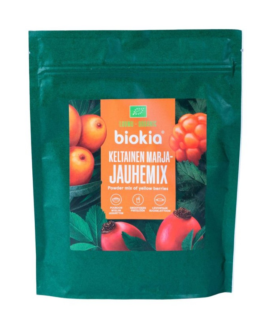 Elintarvikkeet Biokia | Biokia Luomu Keltainen Marjajauhemix 150G