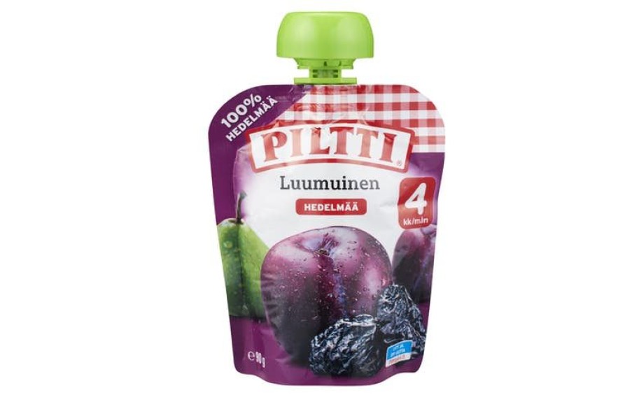 Lapsille Kespro | Piltti 90G Luumuinen Hedelmasose 4Kk Annospussi 8Kpl Monipakkaus