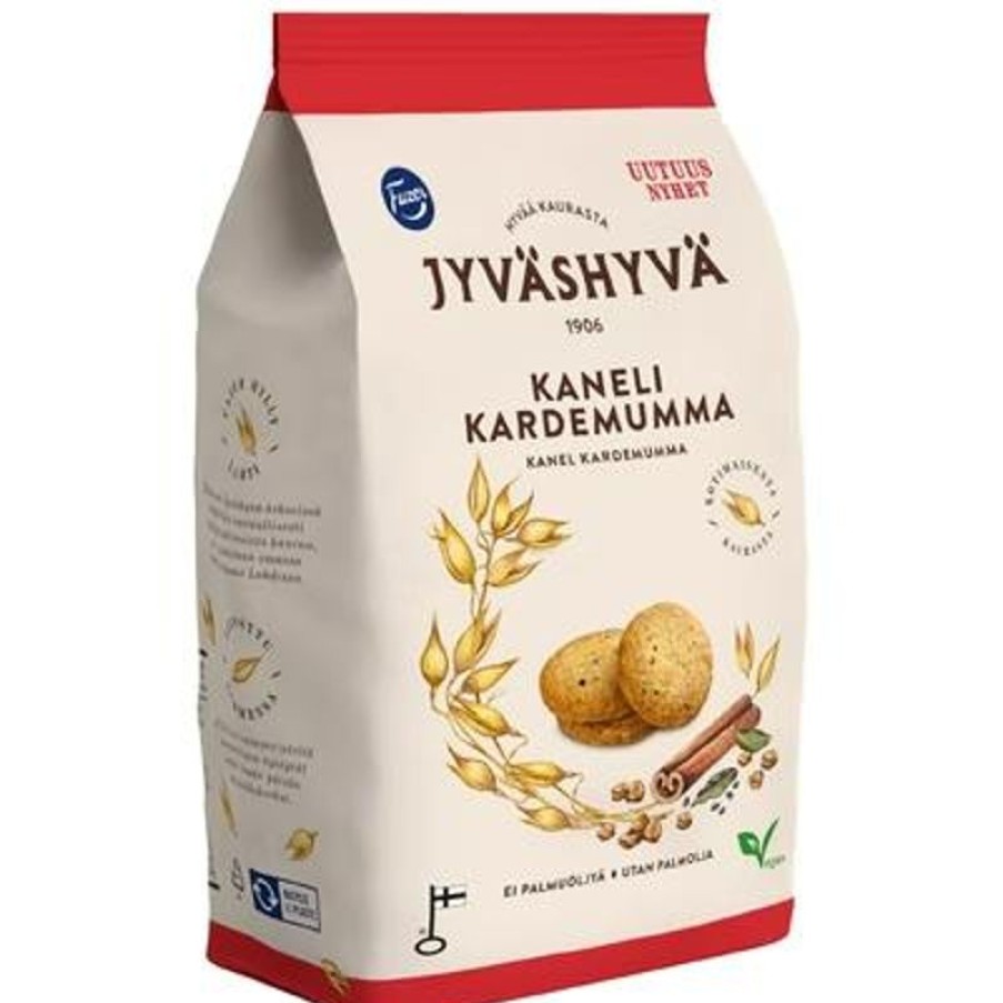 Leipomotuotteet Fazer Makeiset | Fazer Jyvashyva Kaneli Kardemumma Keksi 320G