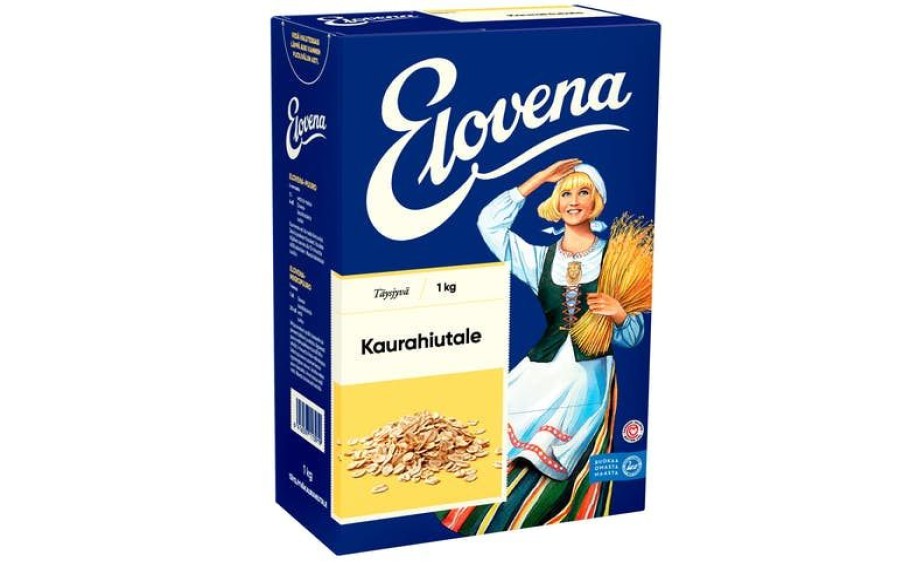 Elintarvikkeet Kespro | Elovena 1Kg Taysjyva Kaurahiutale