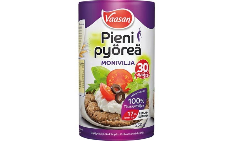 Leipomotuotteet Kespro | Vaasan Pieni Pyorea Monivilja 250 G Moniviljanakkileipa