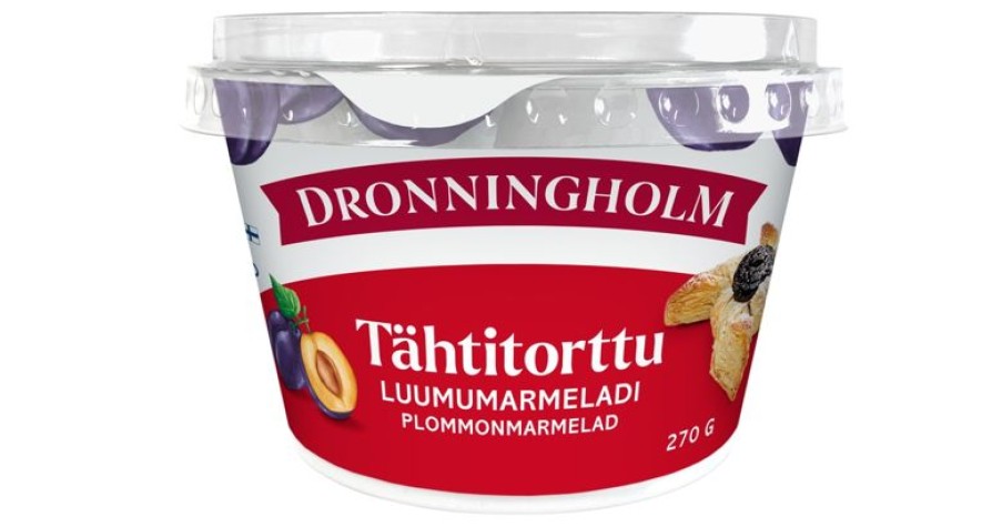 Elintarvikkeet Kespro | Dronningholm Tahtitorttu Luumumarmeladi 270G