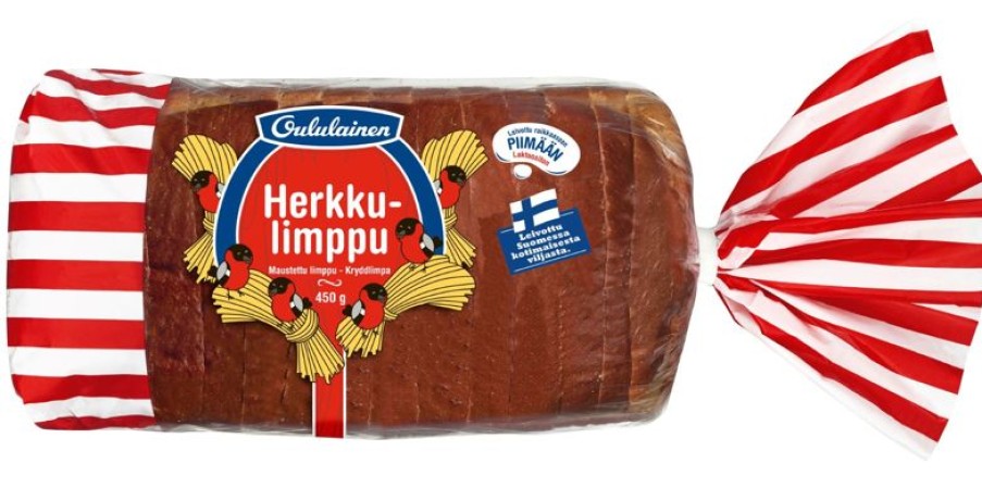 Leipomotuotteet Fazer leipomot | Oululainen Aitimuorin Herkkulimppu 450G, Maustettu Limppu