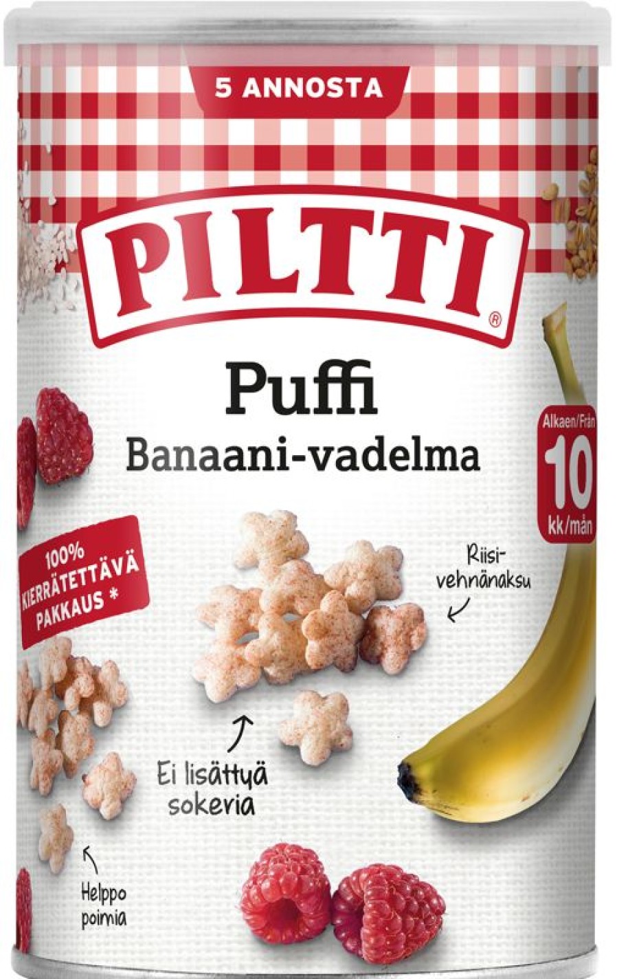 Lapsille Kespro | Piltti Puffi Banaani Vadelma 35G Alkaen 10Kk