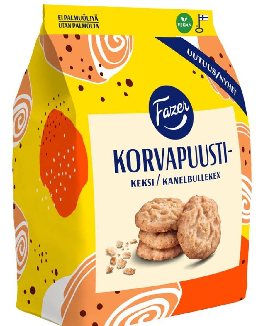 Leipomotuotteet Fazer Makeiset | Fazer Korvapuustikeksi 270G