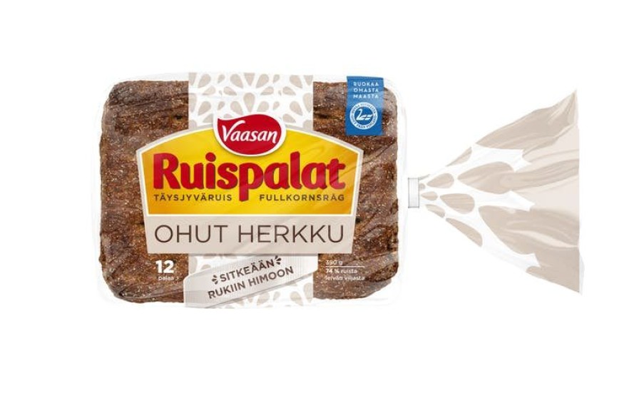 Leipomotuotteet Vaasan leipomo | Vaasan Ruispalat Ohut Herkku 12Kpl 390G