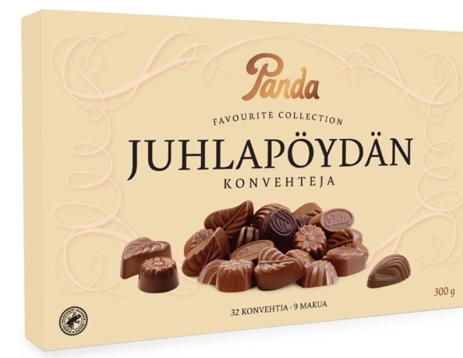 Joulu 2023 Kespro | Panda Juhlapoydan Suklaakonvehti 300G