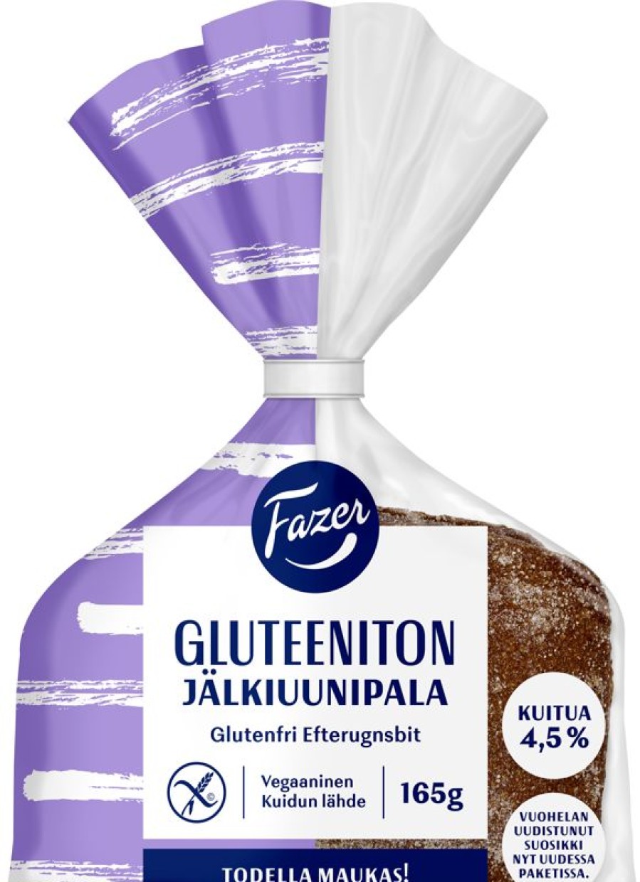 Leipomotuotteet Fazer leipomot | Fazer Gluteeniton Jalkiuunipala 3Kpl 165G