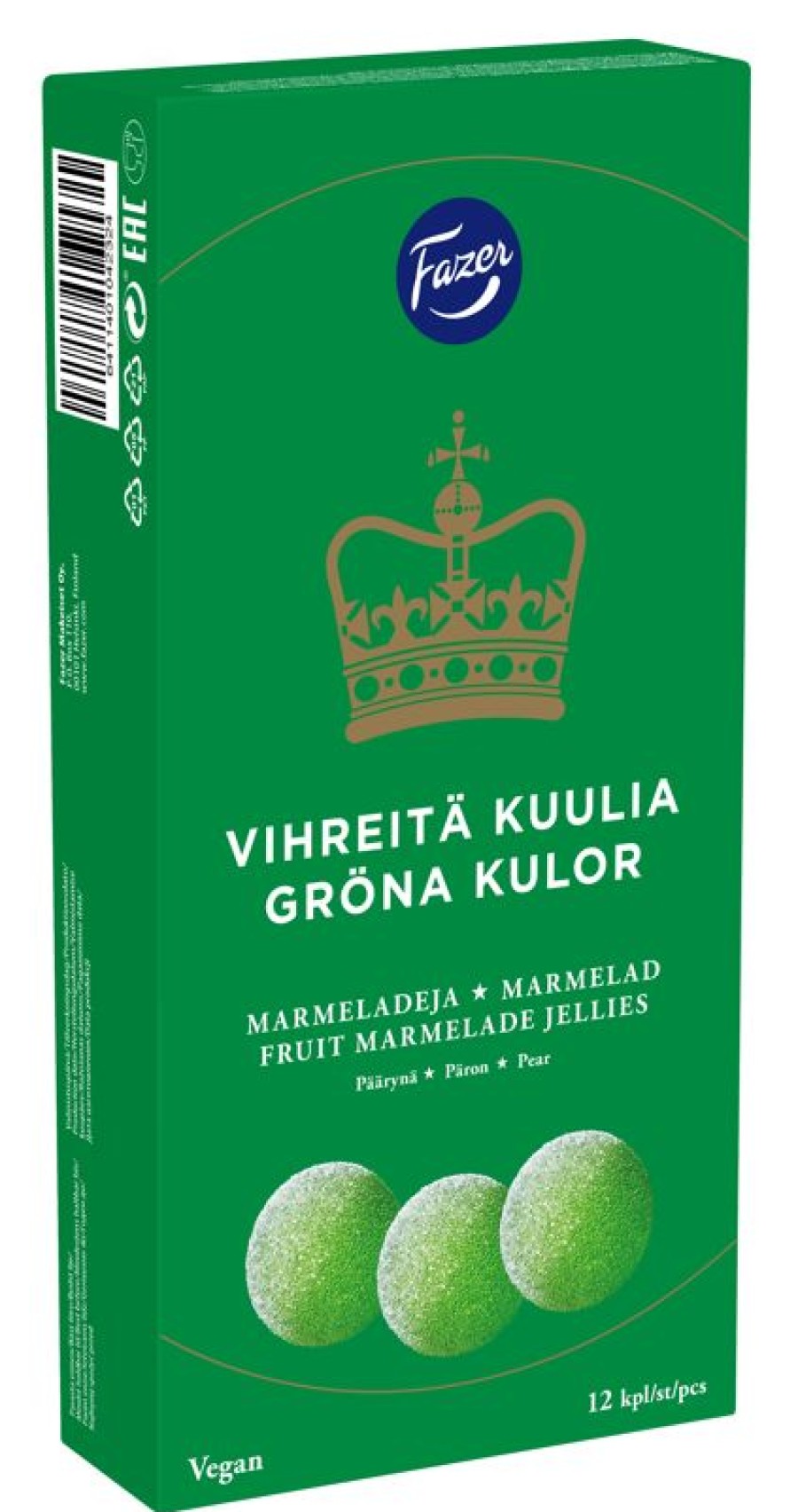 Joulu 2023 Fazer Makeiset | Fazer Vihreita Kuulia Marmeladi 260G