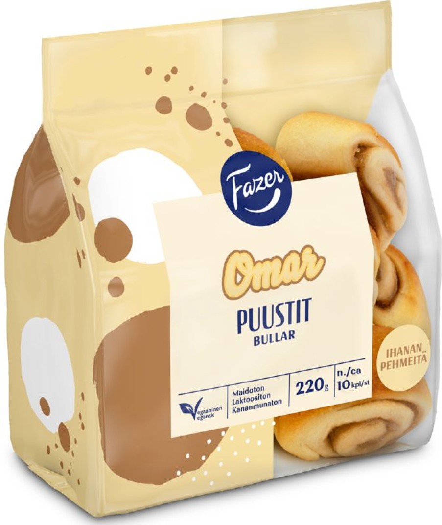 Leipomotuotteet Fazer leipomot | Fazer Omar -Puustit 220G, Pulla