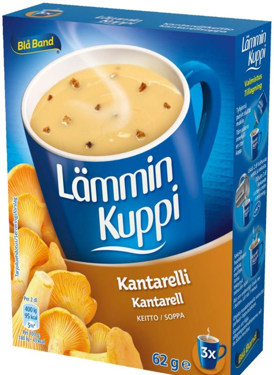 Elintarvikkeet Kespro | Bla Band Lammin Kuppi Kantarellikeitto 3X20G