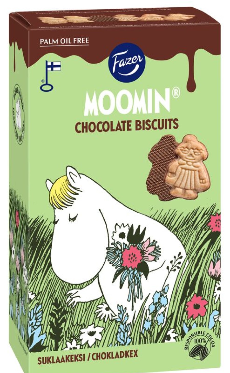 Leipomotuotteet Fazer Makeiset | Fazer Moomin Suklaakeksi 175G