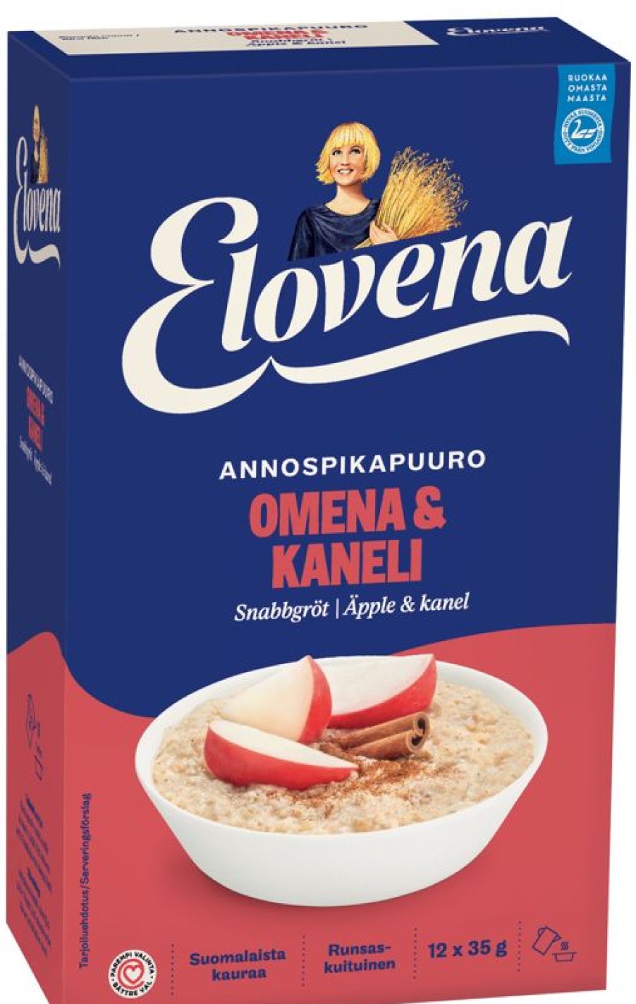 Elintarvikkeet Kespro | Elovena 420G Omena-Kaneli Annospikapuuro