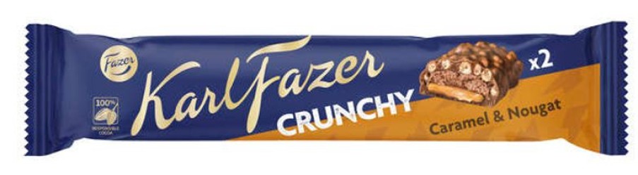 Elintarvikkeet Fazer makeiset | Karl Fazer Crunchy Suklaapatukka 55G