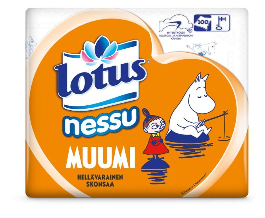 Koti Ja Vapaa&Aika Kespro | Lotus Muumi Nessu Nenaliina 100Kpl