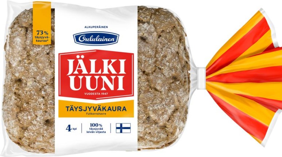 Leipomotuotteet Fazer leipomot | Oululainen Jalkiuuni Taysjyvakaura 4Kpl 240G, Taysjyvaleipa