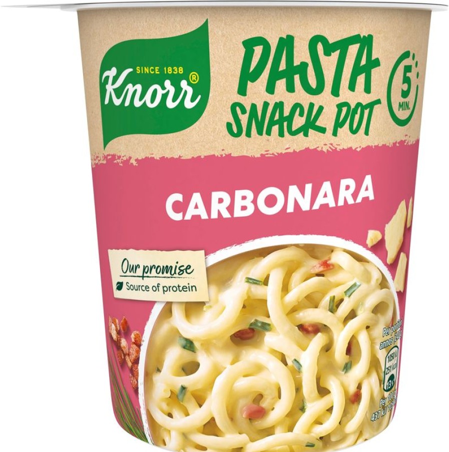 Elintarvikkeet Suomikauppa | Knorr Carbonara Snack Pot Pastavalipala 63 G