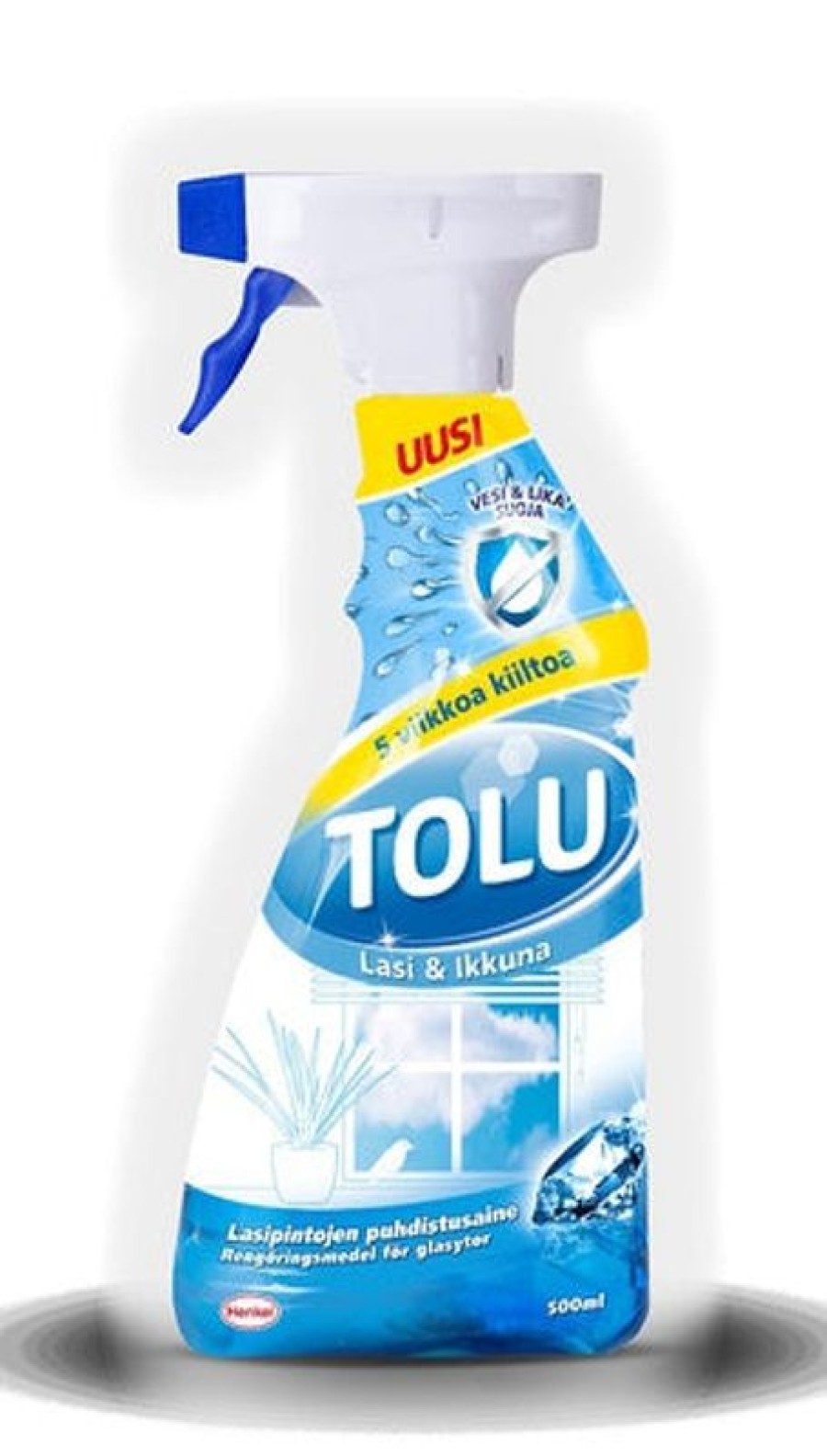 Koti Ja Vapaa&Aika Kespro | Tolu Kayttovalmis Lasin- Ja Ikkunanpuhdistusspray 500Ml