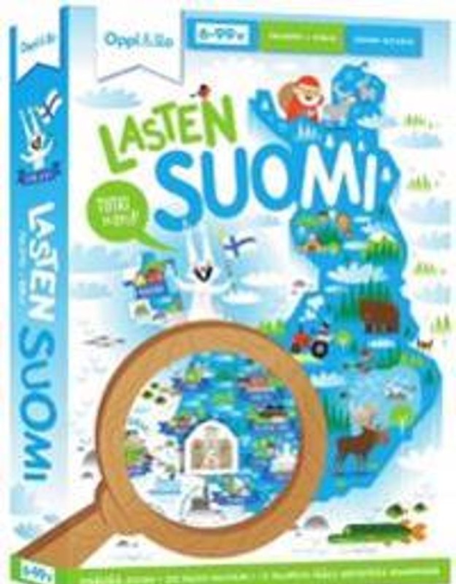 Lapsille SanomaPro | Oppi&Ilo - Lasten Suomi -Palapeli Ja Kirja 6-99 V