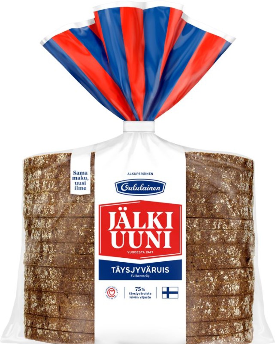 Leipomotuotteet Fazer leipomot | Oululainen Jalkiuuni Alkuperainen Jalkiuuniviipale 260G, Taysjyvaruisl