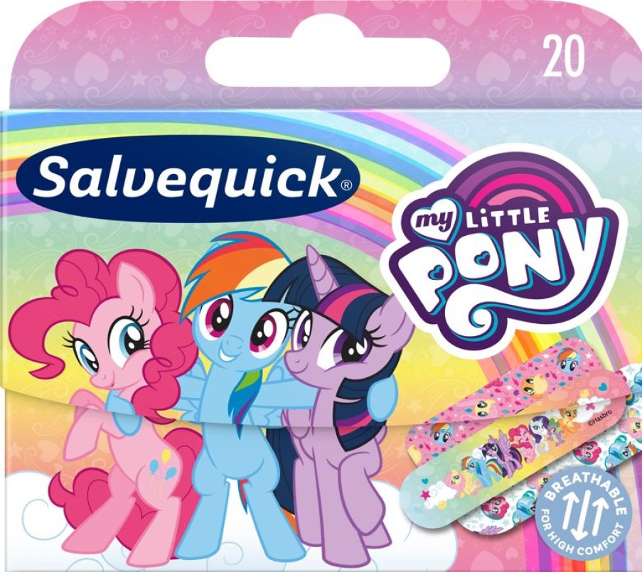 Lapsille Orkla | Salvequick Lastenlaastari My Little Pony 20Kpl