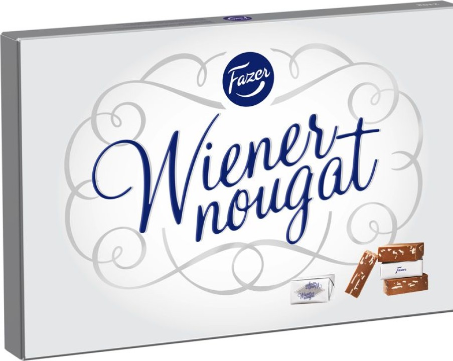 Joulu 2023 Fazer Makeiset | Fazer Wiener Nougat 210 G Mantelinougatkonvehteja