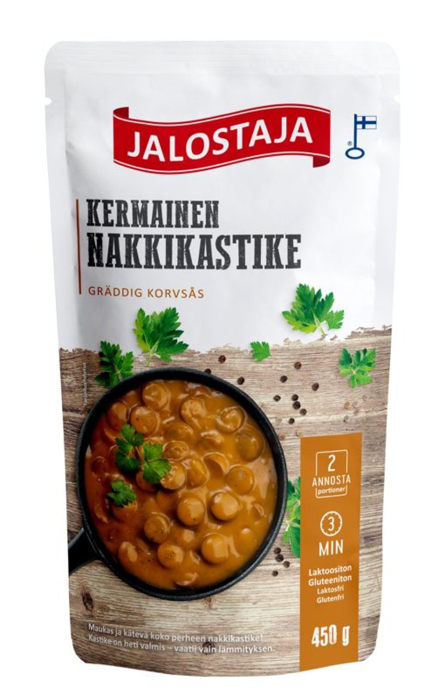 Elintarvikkeet Jalostaja | Jalostaja Kermainen Nakkikastike 450G