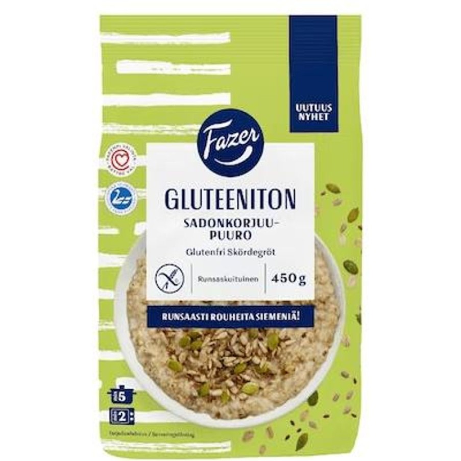 Elintarvikkeet Kespro | Fazer Gluteeniton Sadonkorjuupuuro 450 G