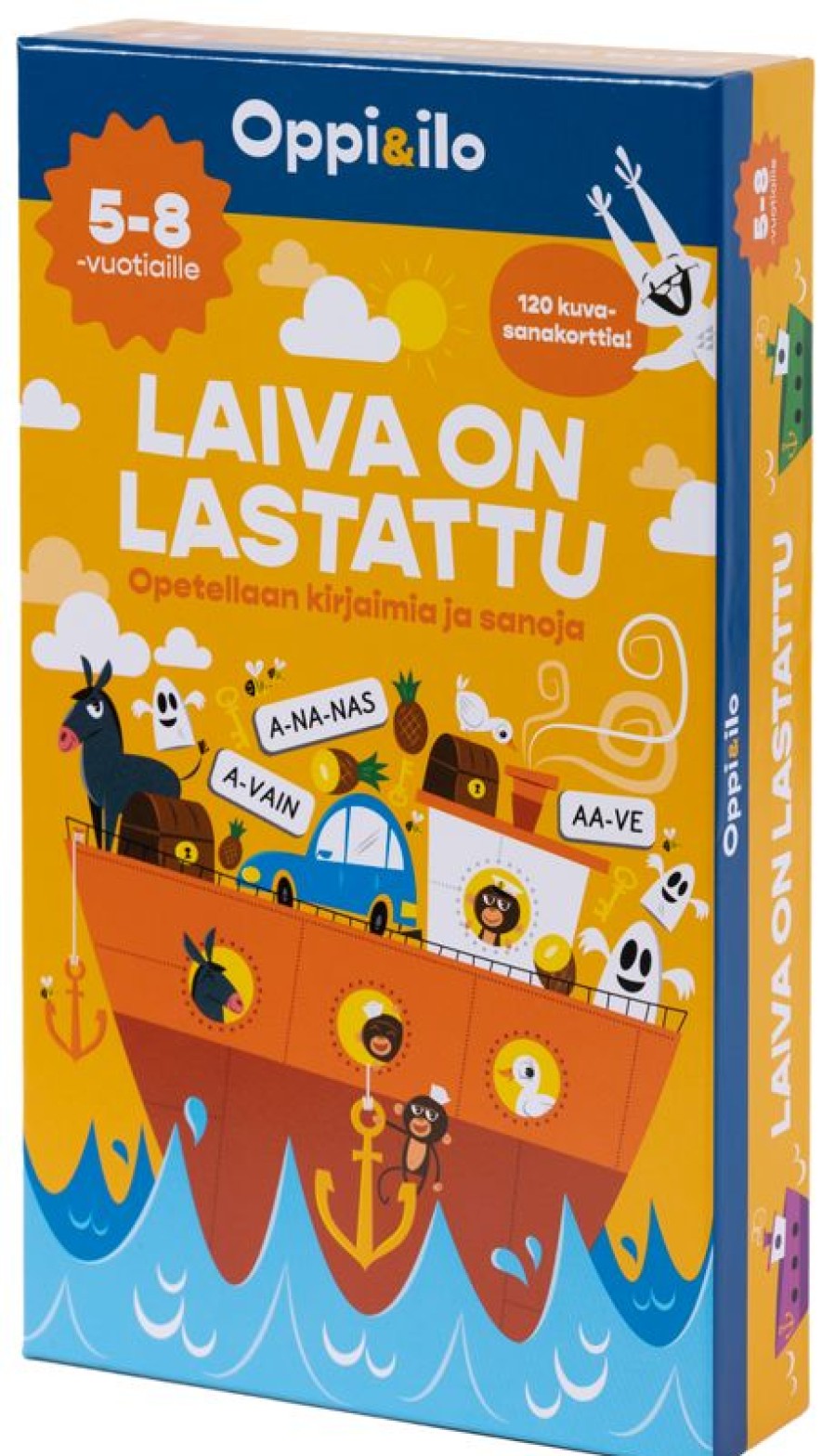 Lapsille SanomaPro | Oppi&Ilo - Laiva On Lastattu -Lautapeli 5-8 V